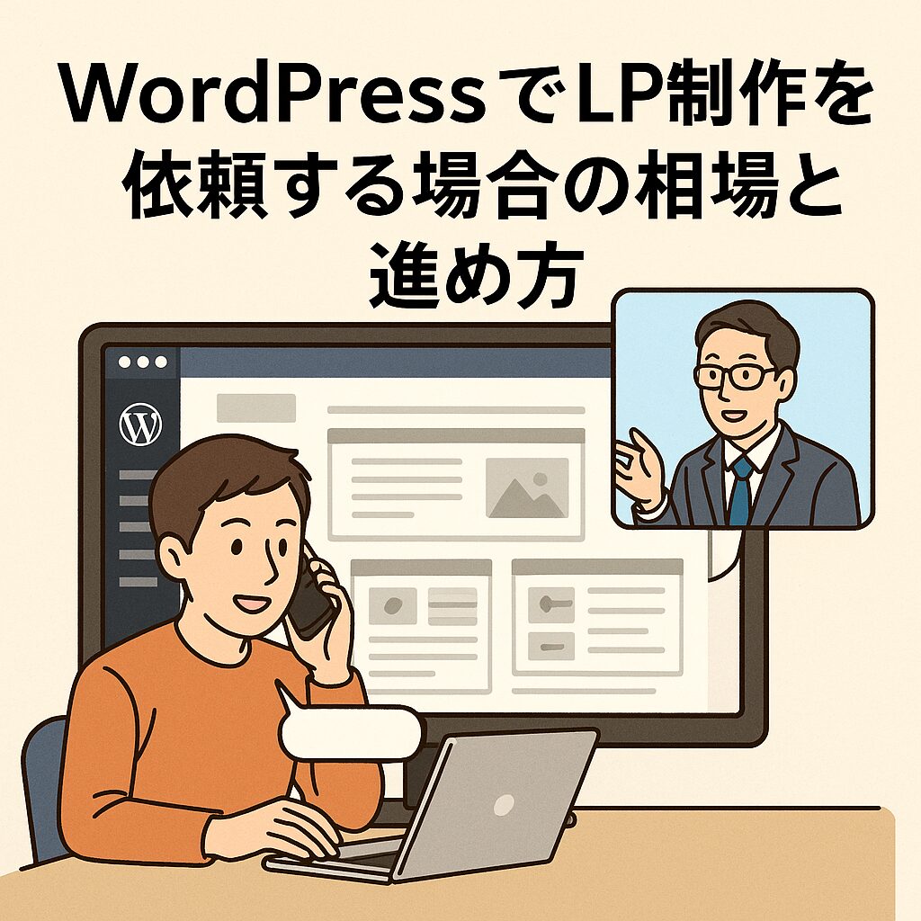 WordPressでLP制作を依頼する場合の相場と進め方